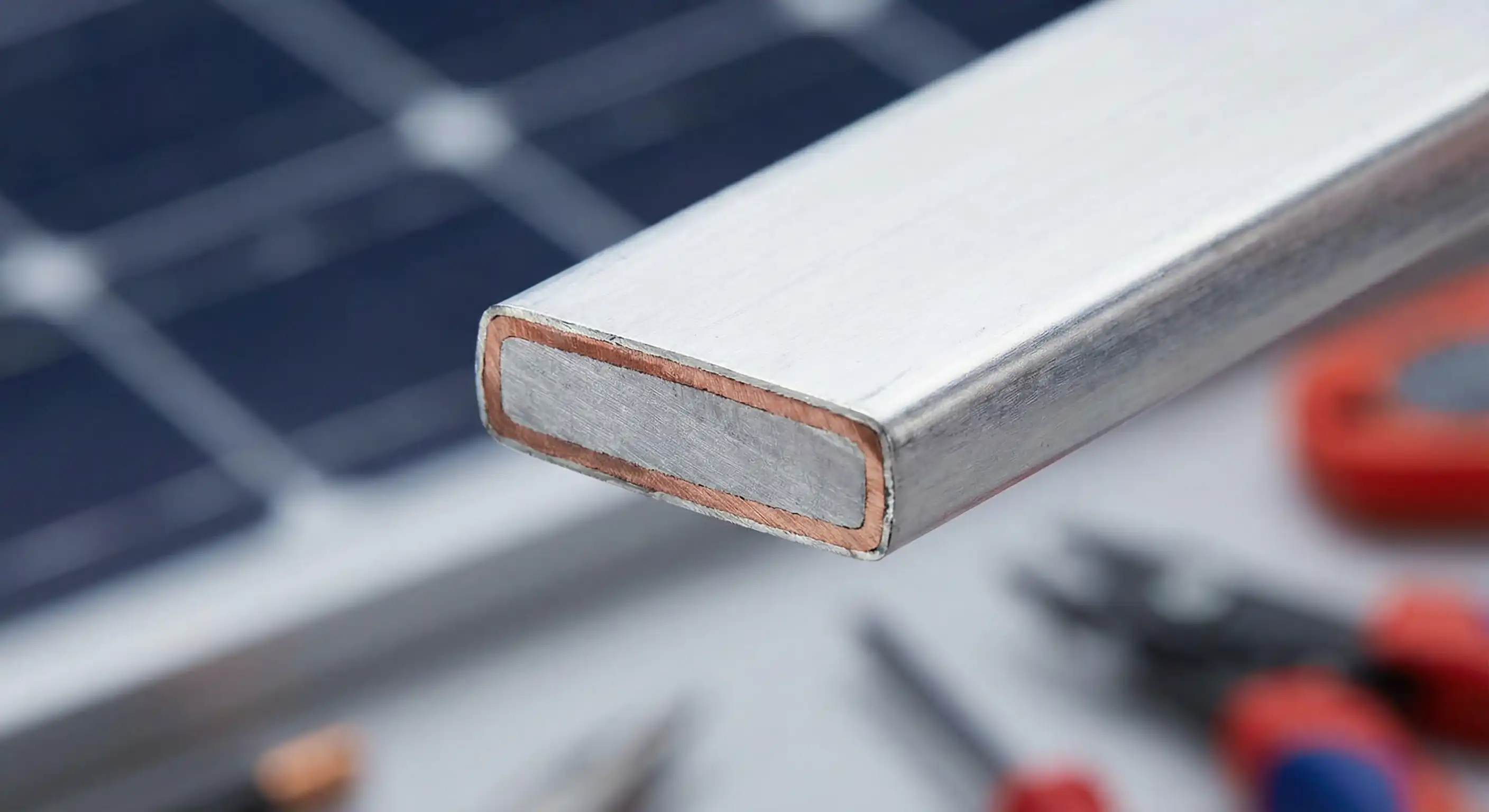 Copper-Aluminum Composite PV Ribbon & Precision Clad Conductors