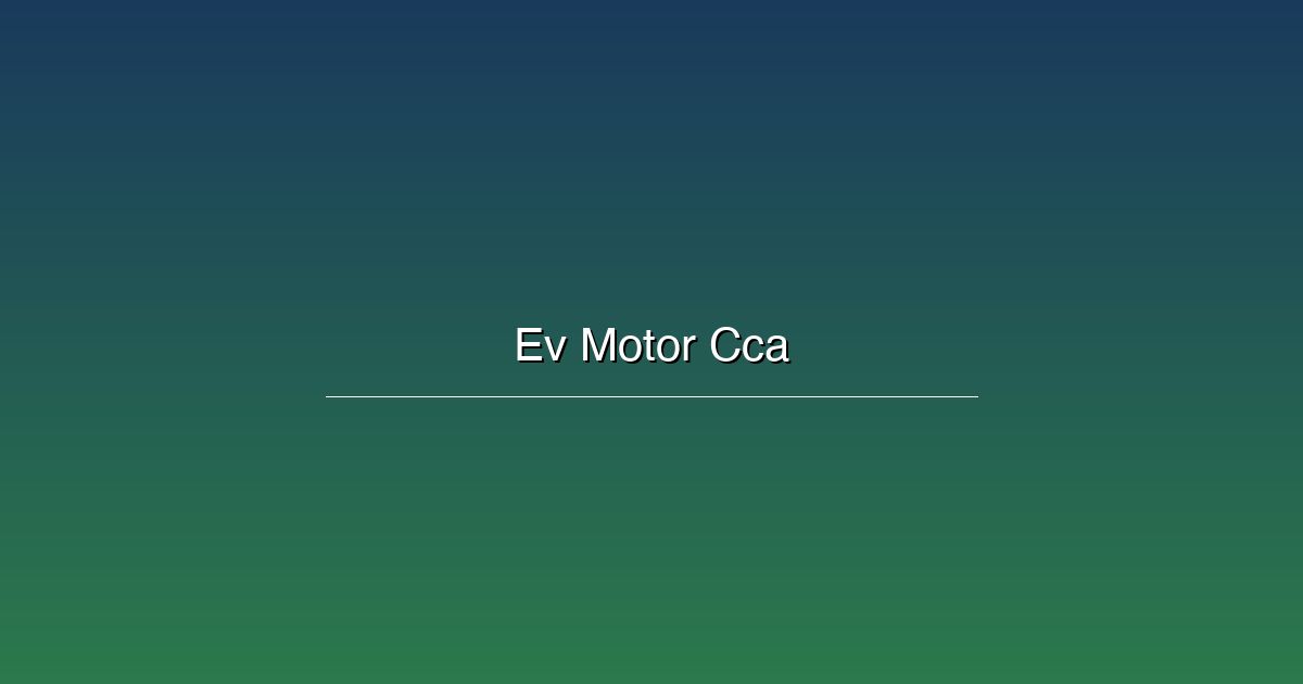 Advancements in Copper-Clad Aluminum for EV Motors